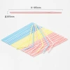 Wholesale trendy and popular beverage cola soy milk disposable colored plastic straws, heat-resistant and flexible children's straws details Picture